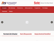 Tablet Screenshot of pitsteknoloji.com